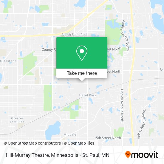 Hill-Murray Theatre map
