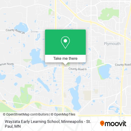 Wayzata Early Learning School map