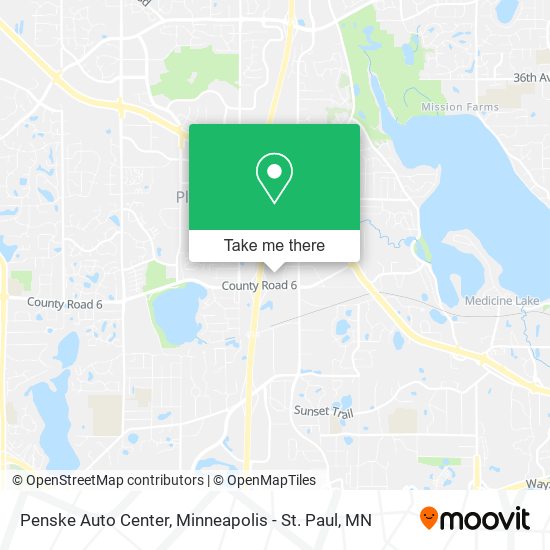 Penske Auto Center map