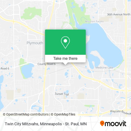 Mapa de Twin City Mitzvahs