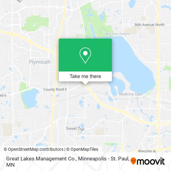 Mapa de Great Lakes Management Co.