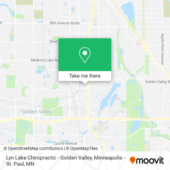 Lyn Lake Chiropractic - Golden Valley map