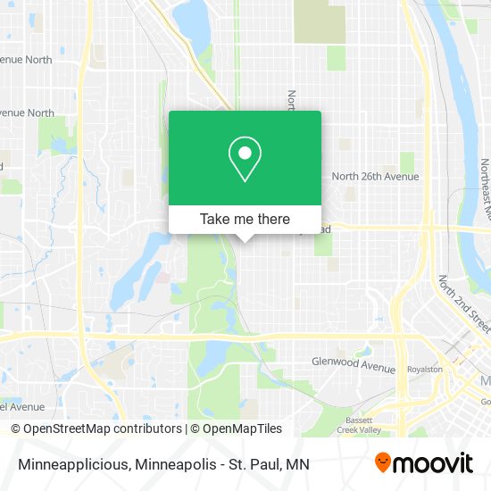 Mapa de Minneapplicious