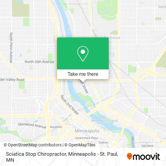 Sciatica Stop Chiropractor map