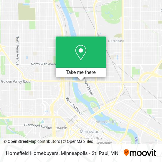 Homefield Homebuyers map
