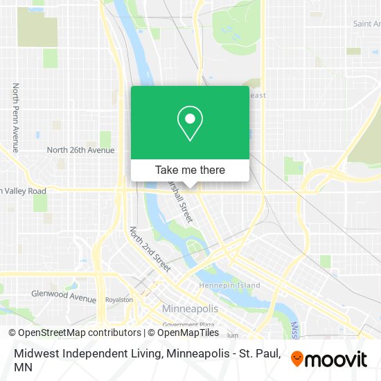 Mapa de Midwest Independent Living