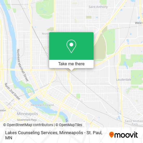 Lakes Counseling Services map