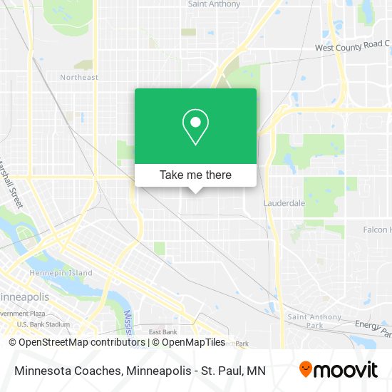 Minnesota Coaches map