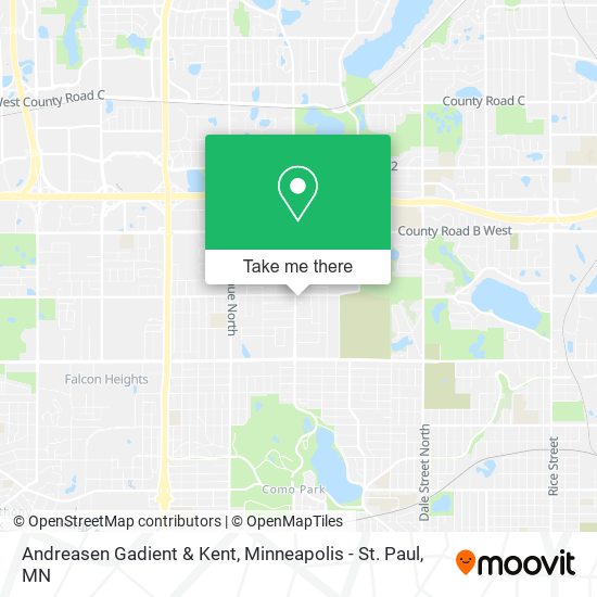 Mapa de Andreasen Gadient & Kent