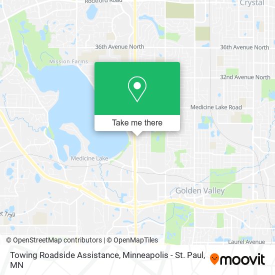 Mapa de Towing Roadside Assistance