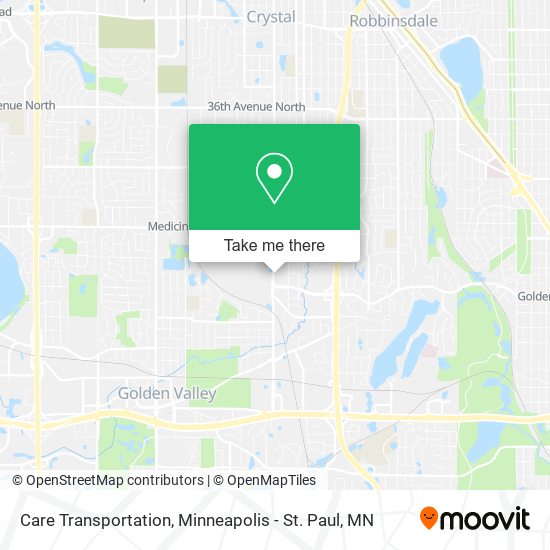 Care Transportation map