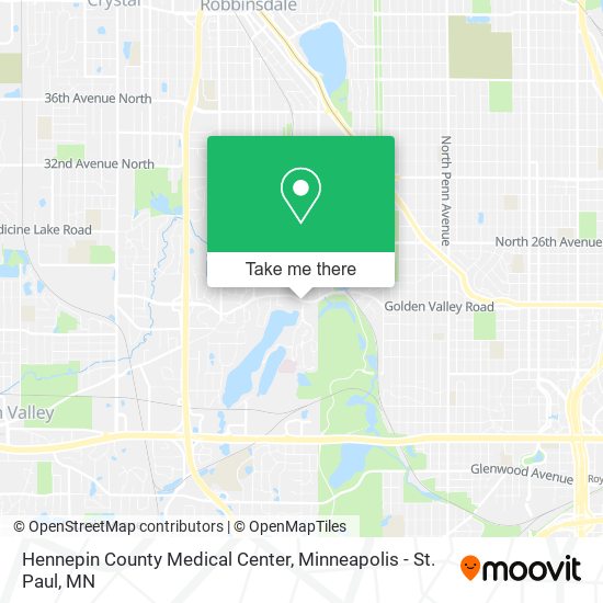 Hennepin County Medical Center map