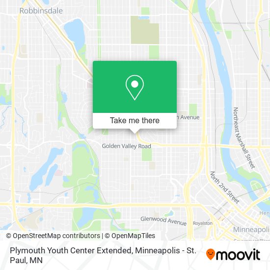 Plymouth Youth Center Extended map
