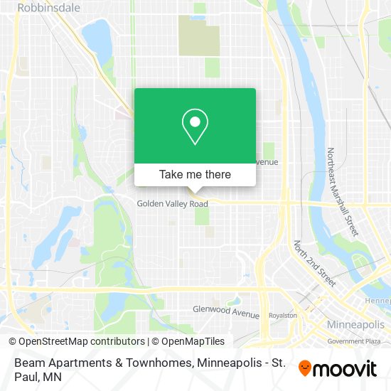 Mapa de Beam Apartments & Townhomes