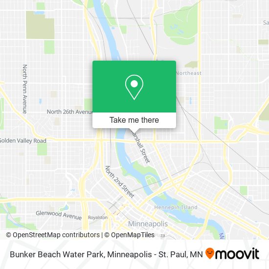 Bunker Beach Water Park map