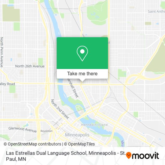 Las Estrellas Dual Language School map