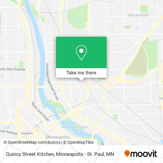 Quincy Street Kitchen map