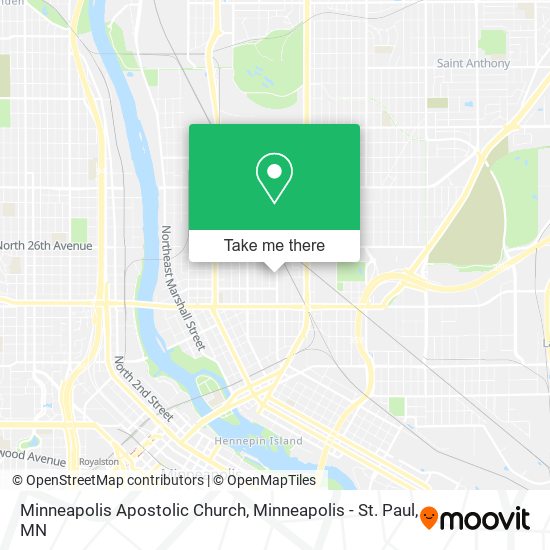 Mapa de Minneapolis Apostolic Church