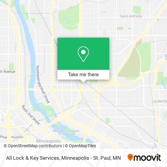 Mapa de All Lock & Key Services