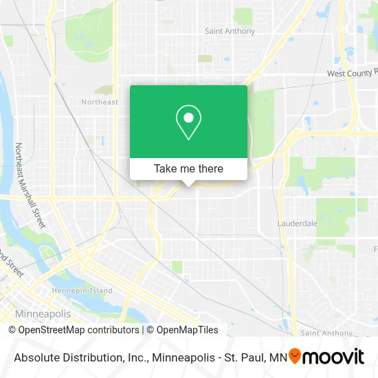 Absolute Distribution, Inc. map