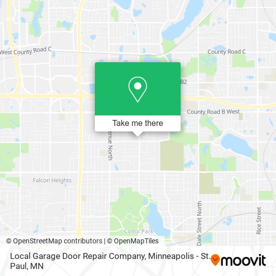 Mapa de Local Garage Door Repair Company