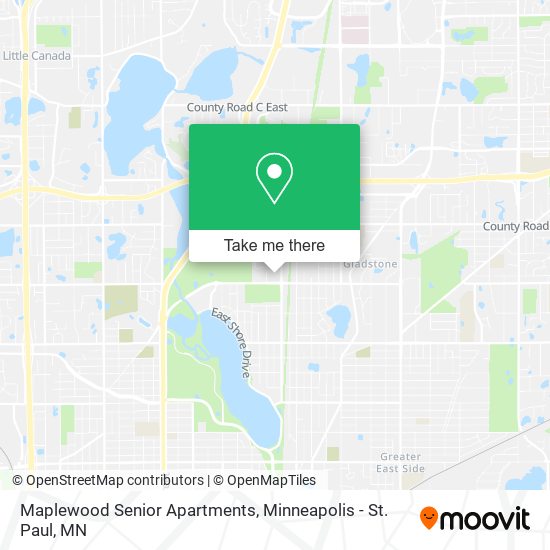 Mapa de Maplewood Senior Apartments