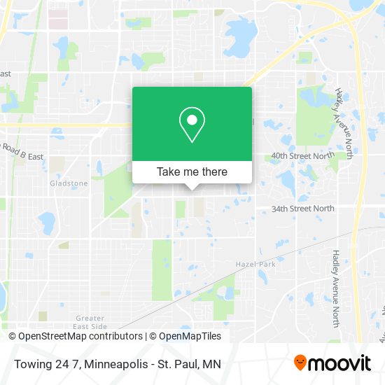 Towing 24 7 map