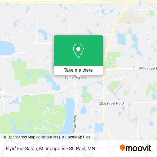 Mapa de Flyin' Fur Salon