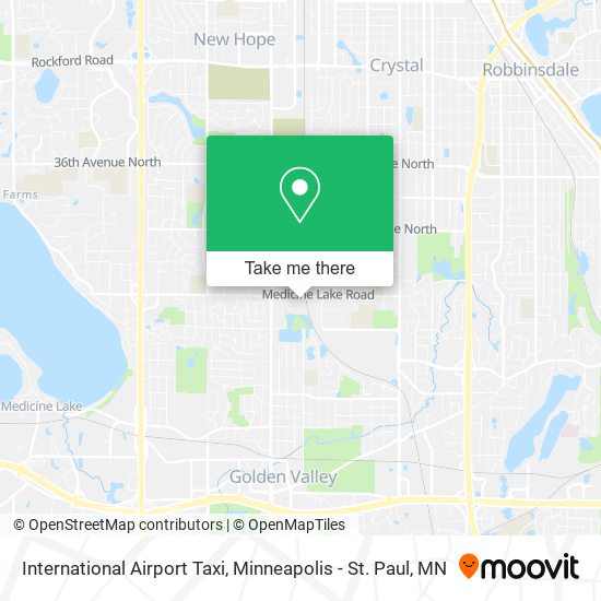 Mapa de International Airport Taxi