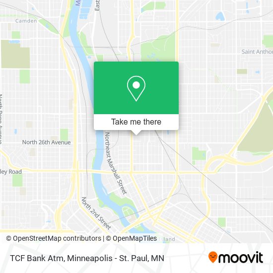 TCF Bank Atm map