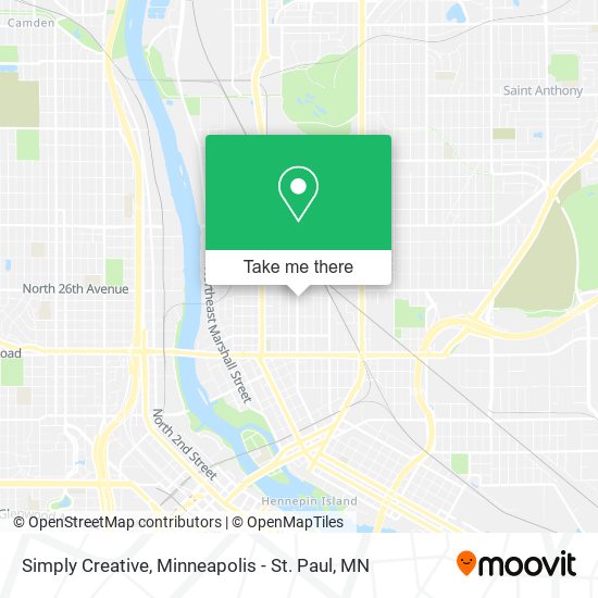 Simply Creative map