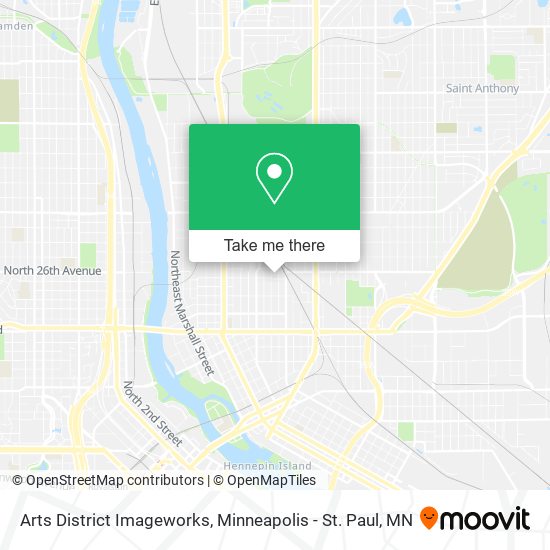 Arts District Imageworks map