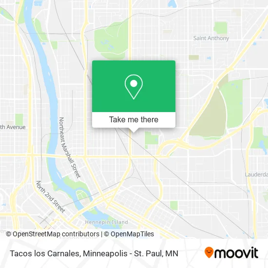 Tacos los Carnales map