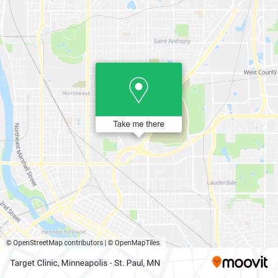 Target Clinic map