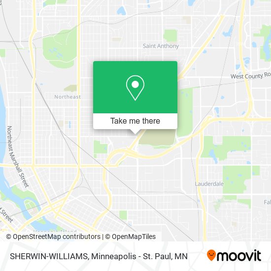 Mapa de SHERWIN-WILLIAMS