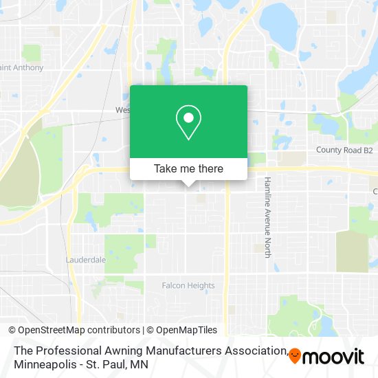 The Professional Awning Manufacturers Association map