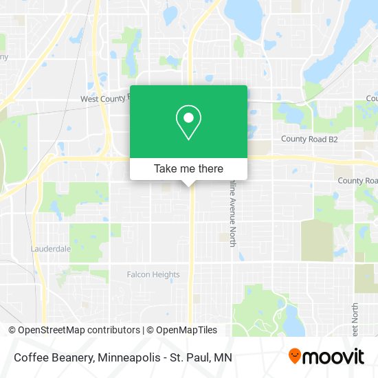 Mapa de Coffee Beanery