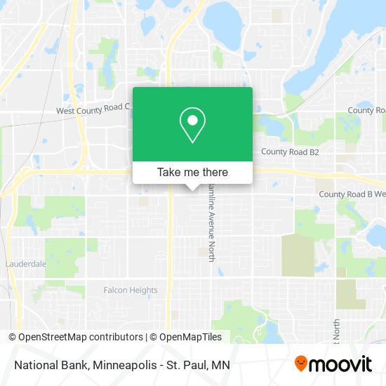 National Bank map