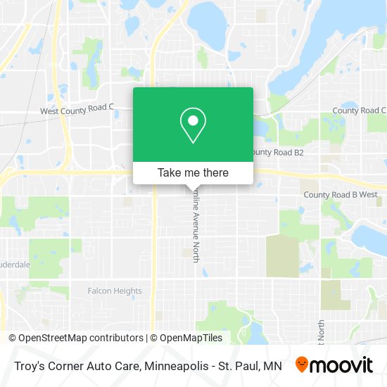 Troy's Corner Auto Care map