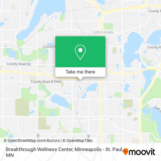 Breakthrough Wellness Center map