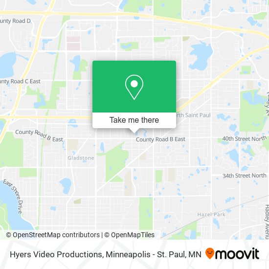 Hyers Video Productions map