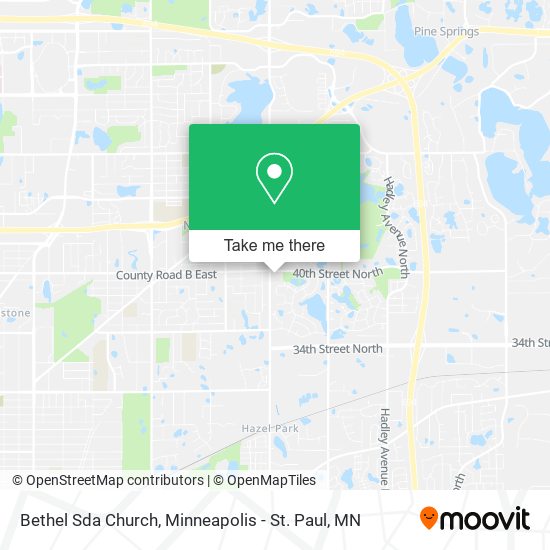 Bethel Sda Church map