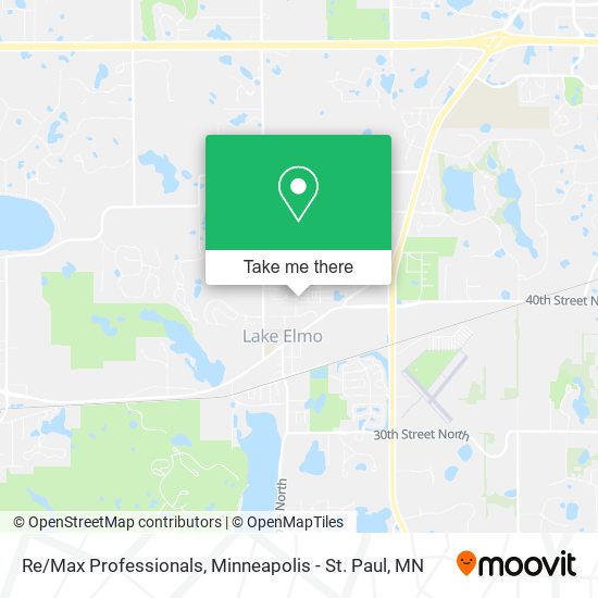 Re/Max Professionals map
