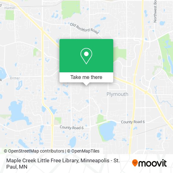 Maple Creek Little Free Library map
