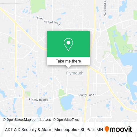 ADT A D Security & Alarm map