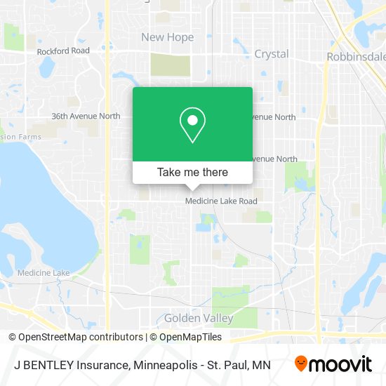 Mapa de J BENTLEY Insurance