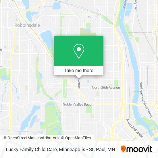 Lucky Family Child Care map