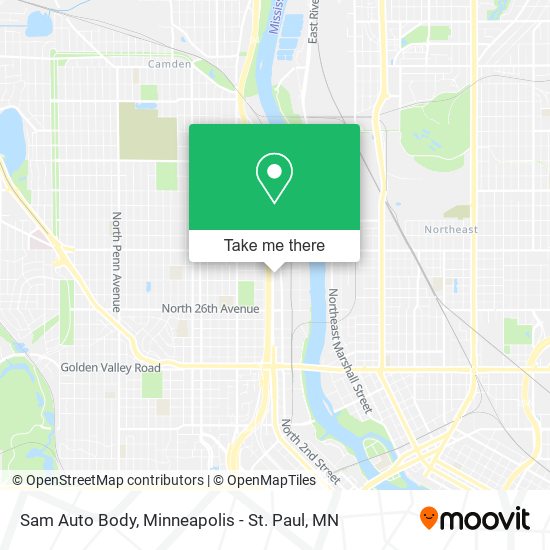 Sam Auto Body map