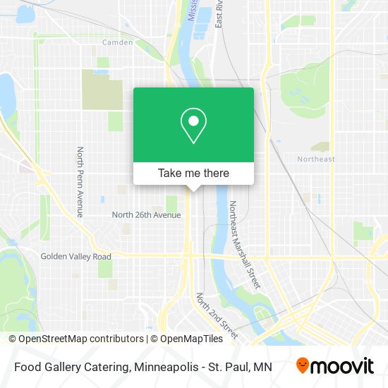 Food Gallery Catering map