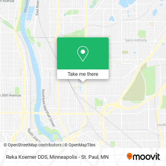 Reka Koerner DDS map